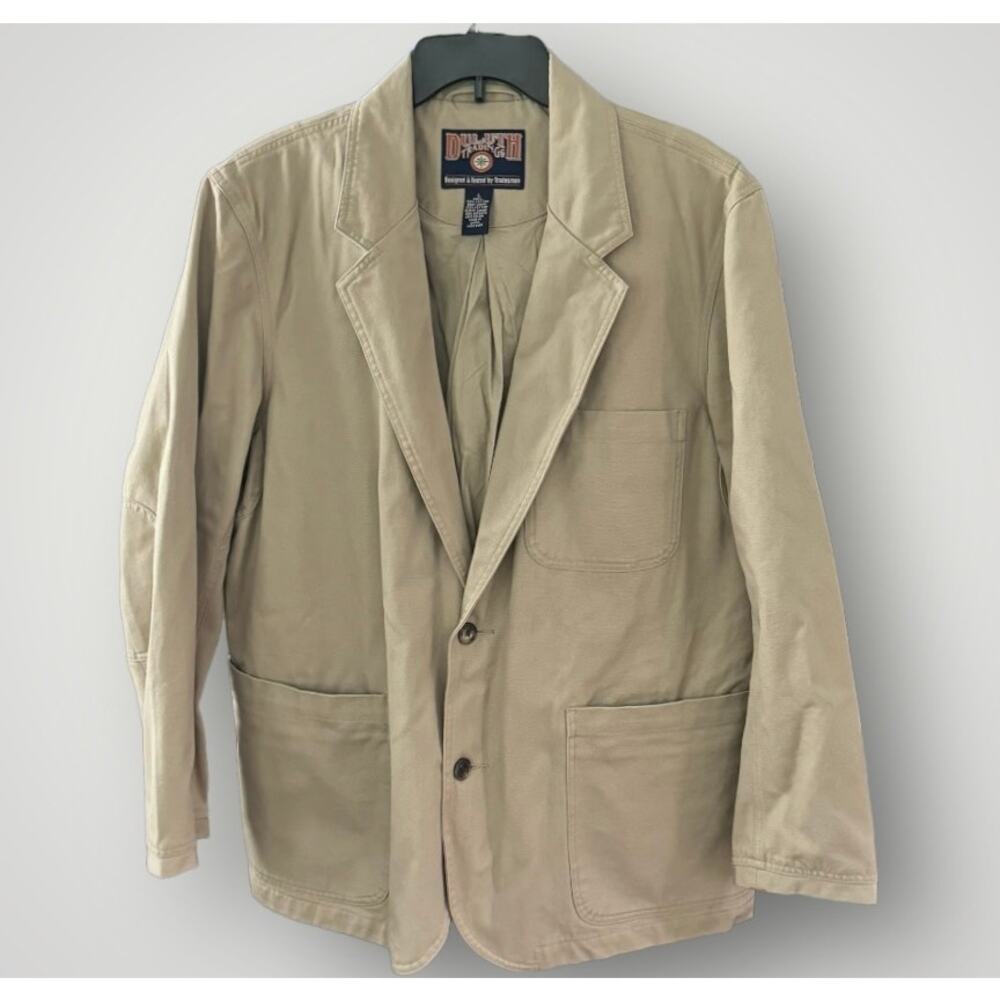 Duluth Trading Co Men's Outdoor Canvas Jacket Large